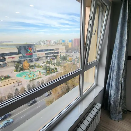 Апартаменты В Жк Meridian Apartments Almaty Exterior photo